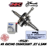 NK RACING Y15ZR CRANKSHAFT JET 6.5MM WITH BEARING C3 106L
