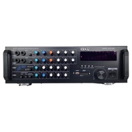 เพาเวอร์แอมป์ GXL GLA1280 เครื่องขยายเสียง อุปกรณ์รับและขยายเสียง แอมป์คาราโอเกะ กำลังขยาย 100+100W 