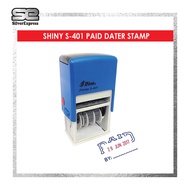 SELF-INKING DATER STAMP S-401 (PAID) / S-402 (RECEIVED) / S-403 (FAXED) / S-404 APPROVED / S-405 PAY