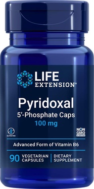 Pyridoxal 5-Phosphate Caps 100 mg P5P, 90 Veg Capsules - Advanced Vitamin B6 Supplement