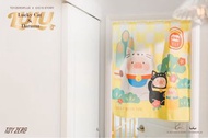 罐頭豬 LuLu 招財貓系列 Lulu the piggy 窗簾 招財貓豬 門簾 Lulu 豬 85cm x 90cm