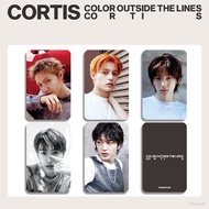 ZJT SY2 5PCS/Set CORTIS LOMO Card Mini Album COLOR OUTSIDE THE LINES Postcards Collection MARTIN Per