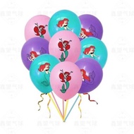 12 PCs 12 inches girl cartoon princess pony baby shark latex balloons /party birthday balloons .