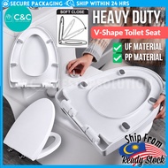 C&C Toilet Bowl Cover Toilet Seat Cover Tandas Duduk Mangkuk Tandas Duduk Penutup Tandas Duduk UF 马桶