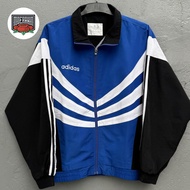 Jaket windbreaker adidas colorblock vintage second sba1