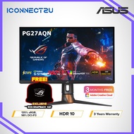 Asus 27" ROG Swift PG27AQN Ultrafast IPS QHD 360Hz 1ms GSync HDR10 Display HDR600 Ergonomic eSport G