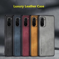 Luxury Leather Case POCO F4 F3 GT Soft Silicone Shockproof Bumper Phone Back Cover For Xiaomi Redmi 