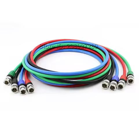 Monitor Camera HD SDI Video Coaxial Cable Original CANARE LV-61S 75ohm with Neutrik Straight BNC Cab