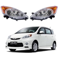 Perodua Alza (Advance) 2009 Head Lamp / Lampu Depan (Left &amp; Right / Kanan &amp; Kiri) Local