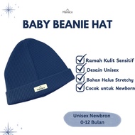 Mamaca Newborn Waffle Baby Beanie | Unisex Newborn Baby Beanie 0-12 Months