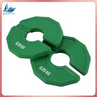 [gouyu77.vn] 2PCS Gym Micro-Type Plates Dumbbell Fractional Weight Plate Rubber Fractional Weight Pl