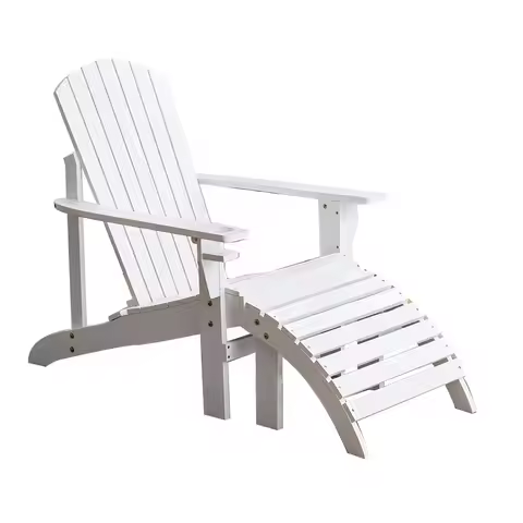 Outdoor Solid Wood Frog Chair Leisure Hotel Lounge Chairs Courtyard Villa Pool Lounge Chairs