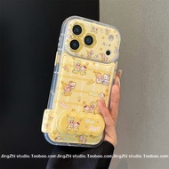 Flower Pattern Sticker Star Element Case Stand Shockproof
