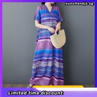 S-5XL - Readymade Cotton Punjabi Suit - Nirmalya Hand Printed 3Pc Set, ST1225