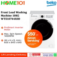 Beko Front Load Washing Machine 10kg WTE10744X0D