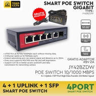 POE SWITCH 4 PORT GIGABIT 10/100/1000 4 POE + 2 UPLINK