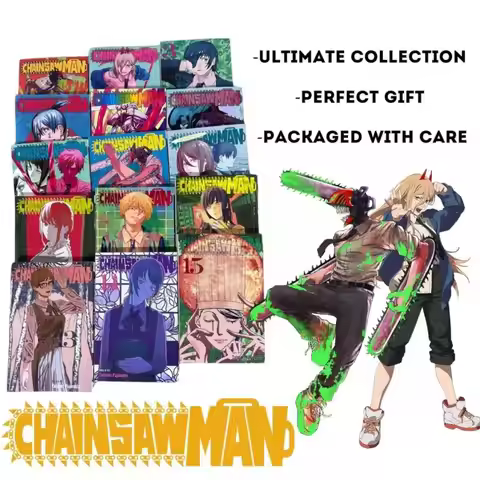 English Original Manga Chainsaw Man, Vol.1-17 Single Volume, Chainsaw Man Manga, Fujimoto Tree, Orig