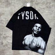 P&B Oversize Mike Tyson T-Shirt - Vintage Mike Tyson Oversized Black 20s T-Shirt