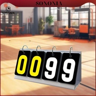 [SONONIA] Flip Score Board Score Keeper Digital Scorer 4 digits Score Flipper for Outdoor