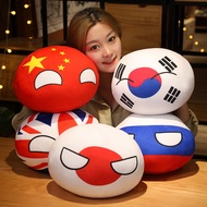30cm Polandball Country Ball Toy Plush Pendant Plush Doll Countryball