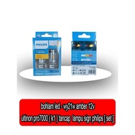 Led bulb - wy21w amber 12v ultinon pro7000 (k1) plug-in, philips sign lamp [set] - 68815 -