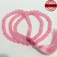 Pink ROSE QUARTZ STONE TASBIH 8MM 99 GRAINS