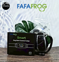 [FAFAFROG] Dog Bark Collar for Large Medium Small Dogs Black ปลอกคอกันเห่าสำหรับสุนัข ปรับได้ 5 ระดั