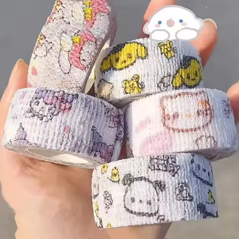 Anime Sanrio Hello Kitty Adorable Cartoon Bandages Protector Care Guard Bandage for Student Cute Sta