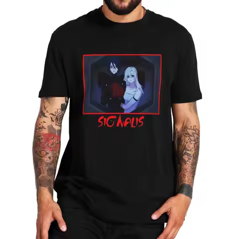 New arrived T-shirts Signalis Classic T Shirt Survival Horror Game Lovers Geek Short Sleeve O-neck C