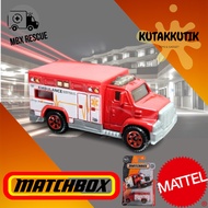 MERAH Mbx Ambulance Truck Car Matchbox Red MBX Rescue