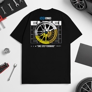 KRMK Unisex Distro T-Shirt with ENKEI WHEELS MIX Hologram Rim Image