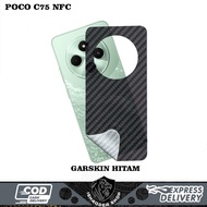 GRASKIN CARBON BLACK XIAOMI poco C75 C65 X3 GT X3 PRO BACK SCREEN PROJECTOR SKIN
