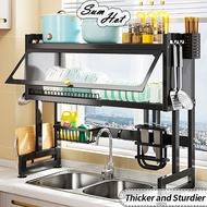 Kitchen Rack Dish Rack Rak Dapur Kabinet Rak Pinggan Mangkuk Dish Drainer Sink Rack Kitchen Rak Sink