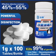 100pcs Powerful Disinfection Tablet || Chlorine Dioxide CIo2 || Effective Sterilization Effervescent