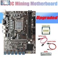 B250c ETH Miner Motoard + G4560 CPU + Baffle + Kabel SATA 12 Usb3.0