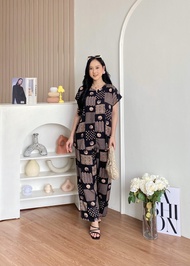 AISHA ONE SET ( One SET lengan Pendek + Celana Panjang) Baju Wanita Pakaian