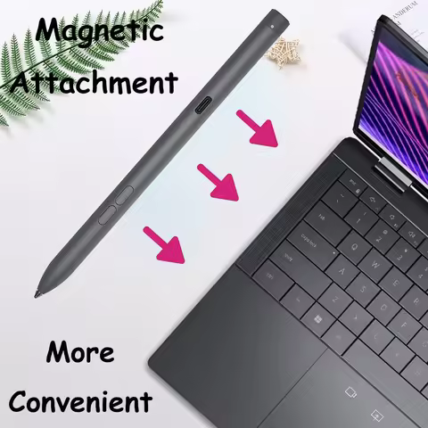 PN7522W Rechargeable Active Pen Laptop Pen 4096 Level Sensitivity Stylus Pen Palm Rejection for Dell