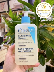 Sữa rửa mặt sạch sâu cho da khô nhạy cảm thô ráp Ce.rave SA Smoothing Cleanser 236ml