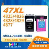 Suitable for HP 47XL Ink Cartridge 48 Black Color 4825/4829 Printer Ink Cartridge