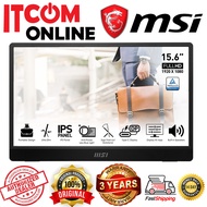MSI 15.6'' LED PORTABLE MONITOR (PRO MP161) IPS/FHD/4MS/TYPE-Cx2/MINI HDMI/SPK/A