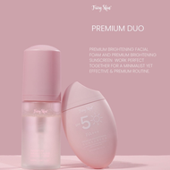 Fairy Skin Premium Facial Foam Wash Sunscreen Duo Bundle Whitening Glow Skin Facial Wash Whitening