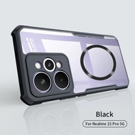 Realme 15 Pro Magnetic Wireless Phone Case for Realme 15 Pro 15T 14T 12 13 14 Pro+ Plus 12X 14X 5G 4