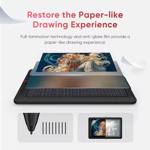 XPPen Artist 15.6 Pro V2 Drawing Tablet 16K Pressure Levels Graphic Monitor Digital Animation Drawin