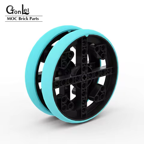 2Pcs/lot Technical Parts 49295 Wheel 88x14 with Integral Tire for SPIKE Essential 45345 Educational 