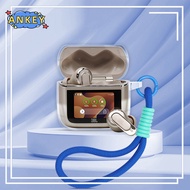 for JBL Tour Pro 3 Case Protective Transparent Clear TPU Covers JBL Tour Pro 2 Jeep JP-EW118 ANC Blu