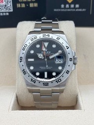 [SOLD OUT]二手 USED  ROLEX 勞力士 EXPLORER II 216570 黑色 2019年5月 未打磨 99.99%新 全套 FULL SET