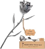 BESZONE Iron Gifts for 6th Anniversary Metal Rose Iron 6 Year Wedding Anniversary for Her Him Gift 1