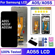 100% Test For Samsung A05 A055F A055M SM-A055F/DS Display Touch Screen Digitizer Assembly Replacemen