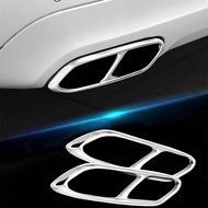 Car Rear Exhaust Tail Pipe Covers Trim Muffler 2 To 4 Stainless steel For VOLVO V90 S90 XC90 XC60 V6