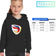 Jaket Hoodie Anak Laki Laki Liga 3 Indonesia Logo Kompetisi Sepak Bola